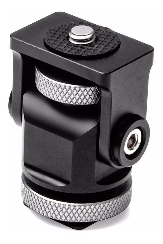 Sapata Articulável Rotativo 360 Flash Tripé Led Ring Light