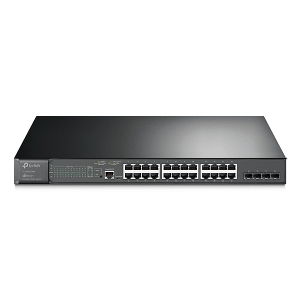 Switch L2 De 28 Portas 24 Portas Tl-sg3428mp Tp-link Bivolt