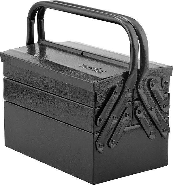 CAIXA DE FERRAMENTAS METALICA 30CM 5 GAVETAS PRETA VONDER