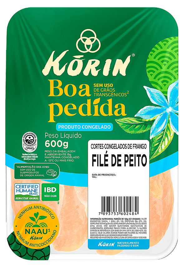 Filé de Peito Congelado 600g