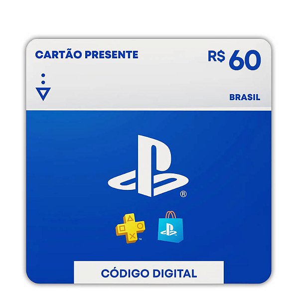 Gift Card Playstation 60 reais