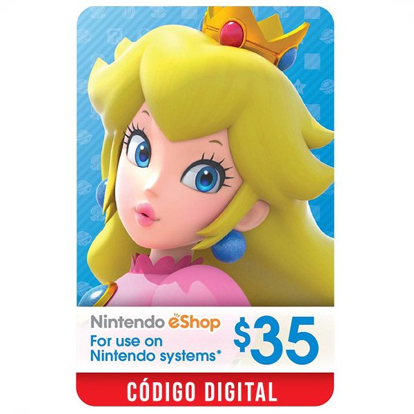 Gift Card Nintendo eShop 35 Dólares