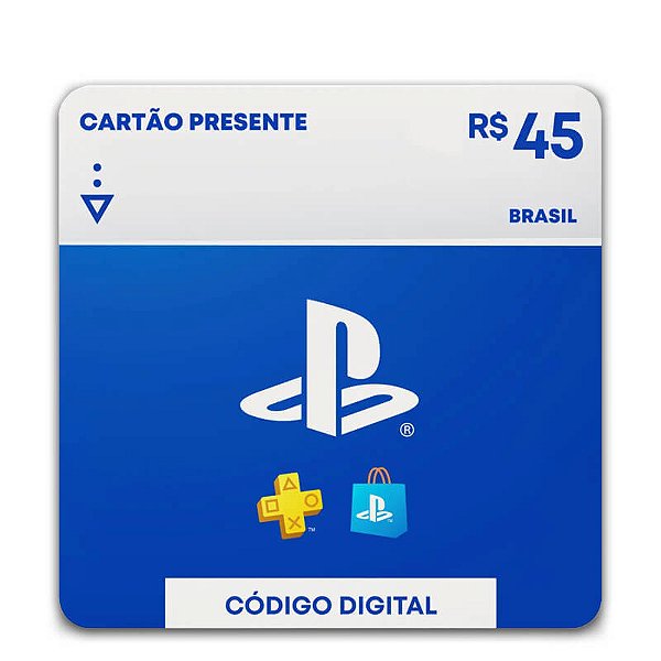 Gift Card Playstation 45 reais