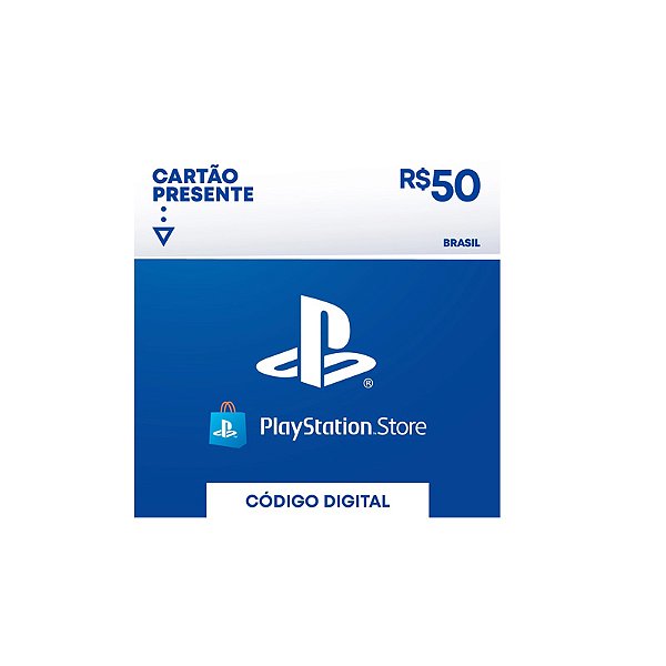 Gift Card Playtation Store Brasil 50 reais