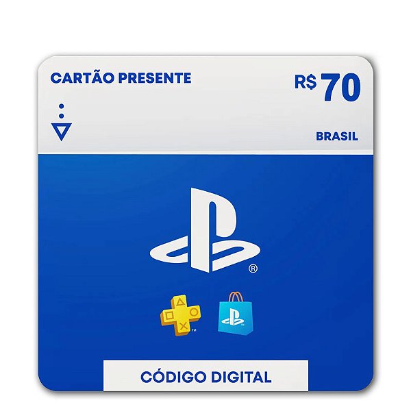 Gift Card Playstation 70 reais