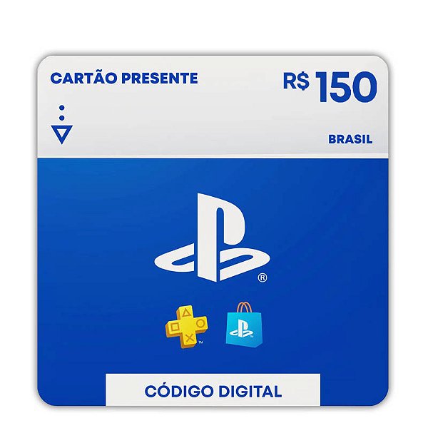 Gift Card Playstation 150 reais