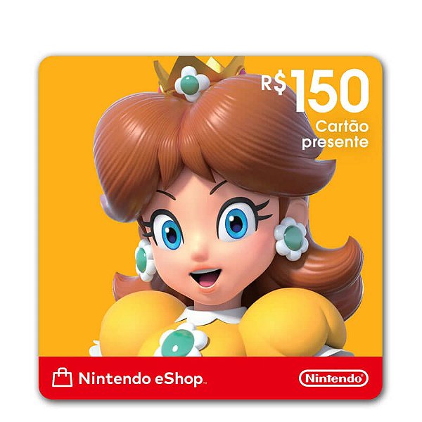 Gift Card Nintendo Switch 150 Reais