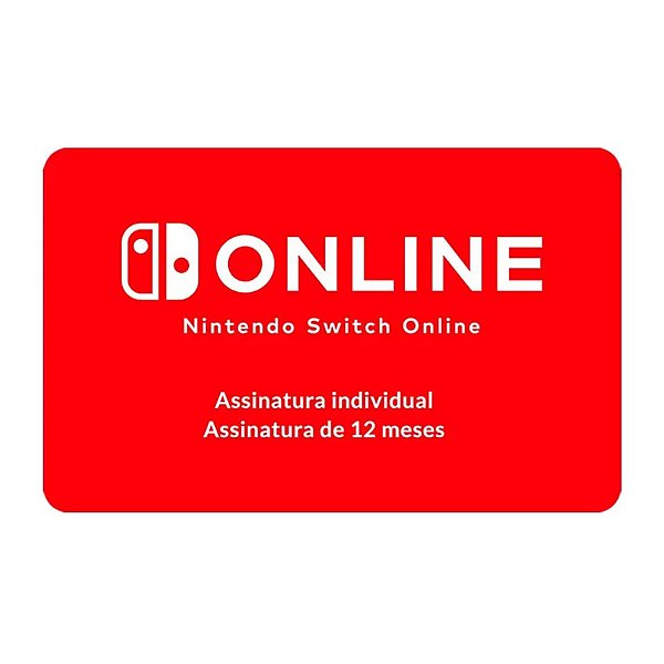 Assinatura Nintendo Switch 12 Meses
