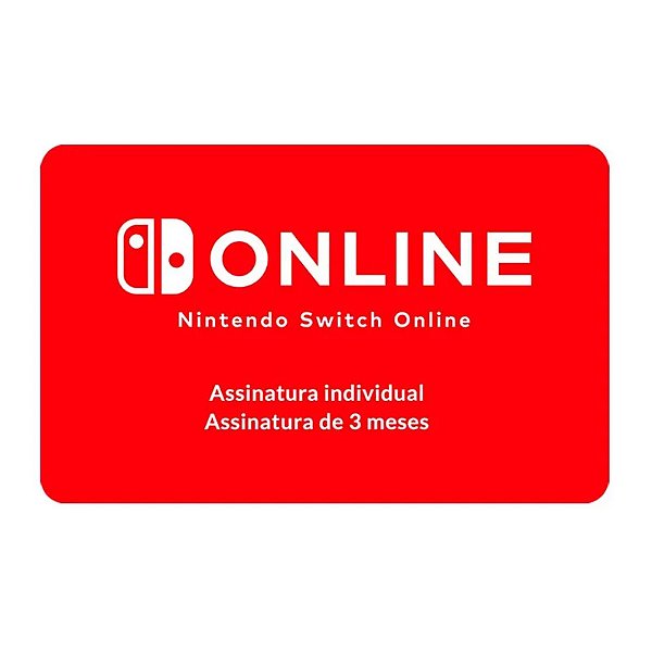 Assinatura Nintendo Switch 3 Meses