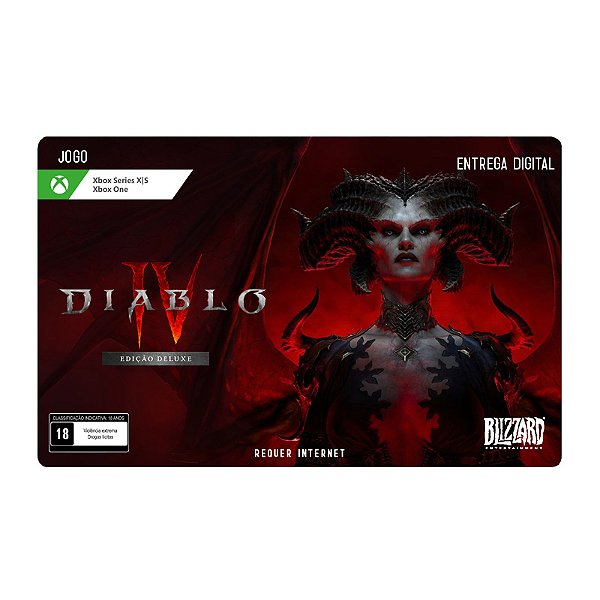 Jogo Diablo IV Edição Deluxe - Xbox Series X|S e Xbox One