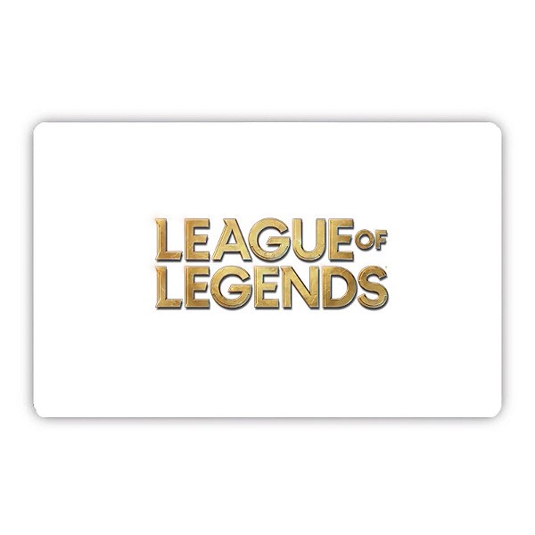 Gift Card Riot League of Legends 50 Reais