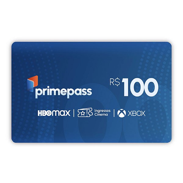 Gift Card Primepass Cash 100 reais