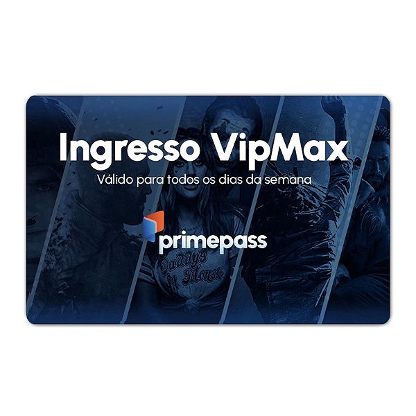 Gift Card 1 Ingresso de Cinema Primepass VIP/IMAX