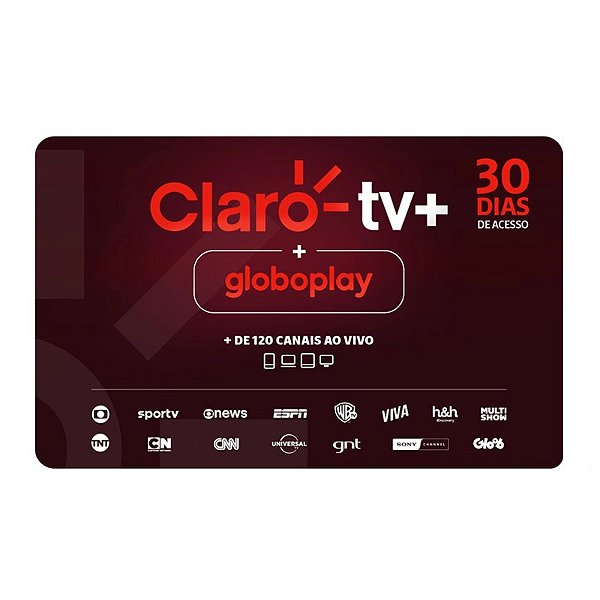 Assinatura Claro TV+ 1 Mês