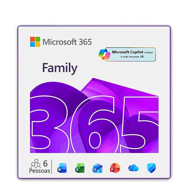 Assinatura Pacote Office 365 Family