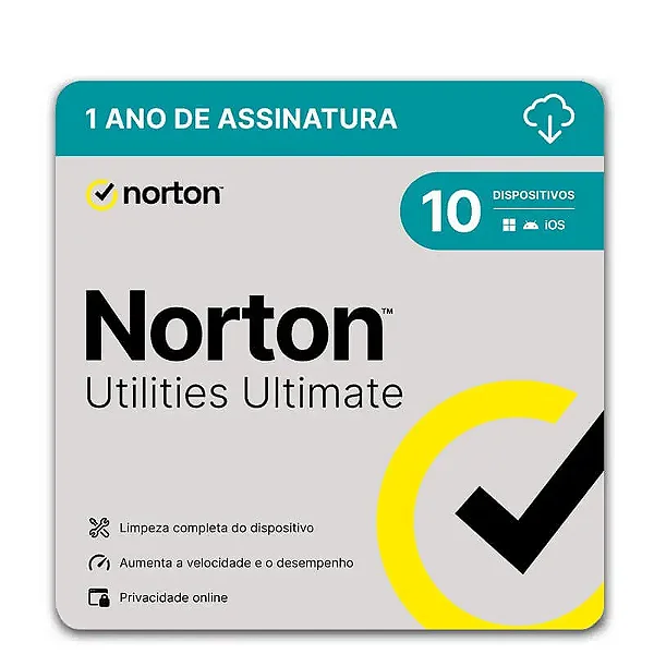 Norton Antivirus Utilities Ultimate 1 ano