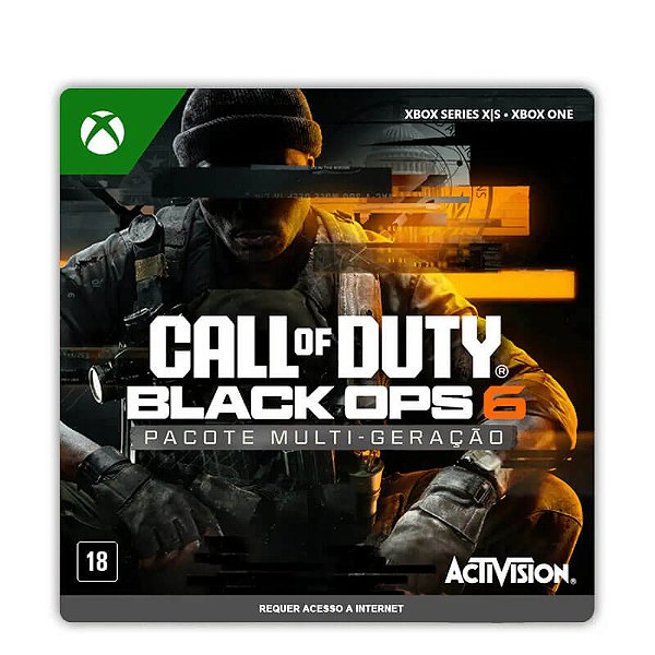 Call of Duty: Black Ops 6 Pacote Multigeração Xbox Series X|S One