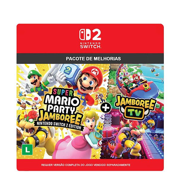 Super Mario Party Jamboree + Jamboree TV Pacote de Melhorias - Nintendo Switch 2 Edition