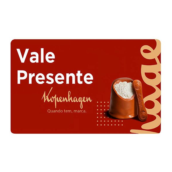 Vale Presente Kopenhagen 100 Reais