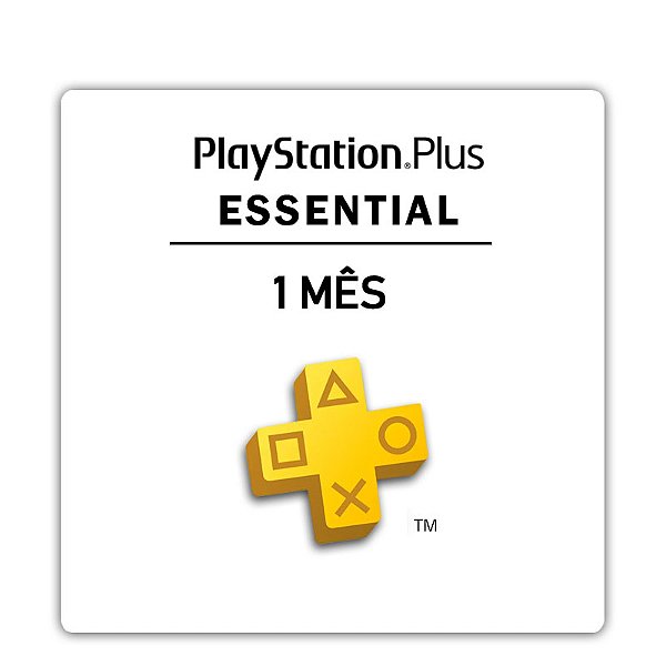 Assinatura Playstation Plus Essential 1 Mês