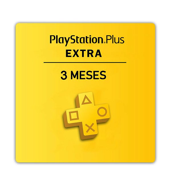 Assinatura Playstation Plus Extra 3 Meses