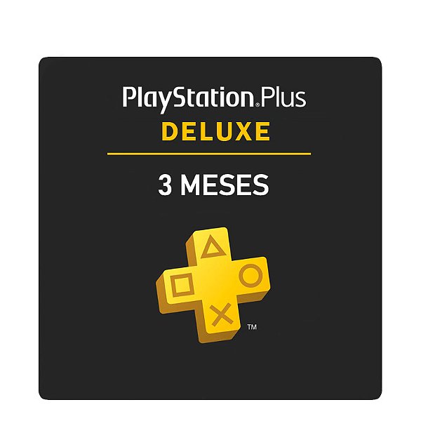 Assinatura Playstation Plus Deluxe 3 Meses