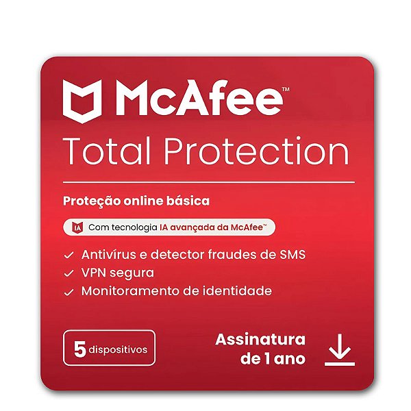 McAfee Total Protection 5 Dispositivos