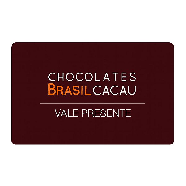 Brasil Cacau Vale Presente 100 Reais