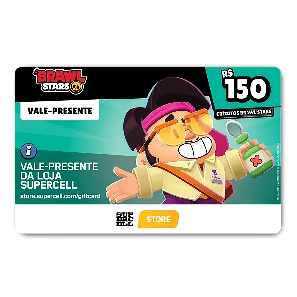 Supercell Brawl Stars Gift Card 150 Reais