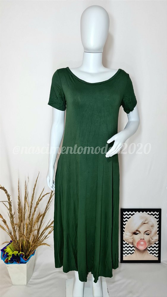 Vestido Gola Canoa