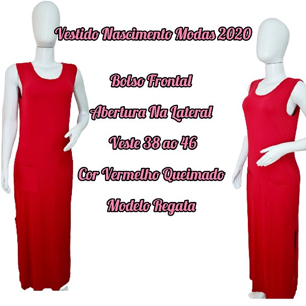 Vestido Regata Longo