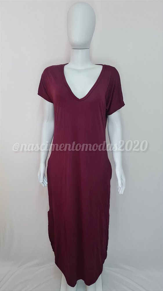 Vestido Barra Arredondada