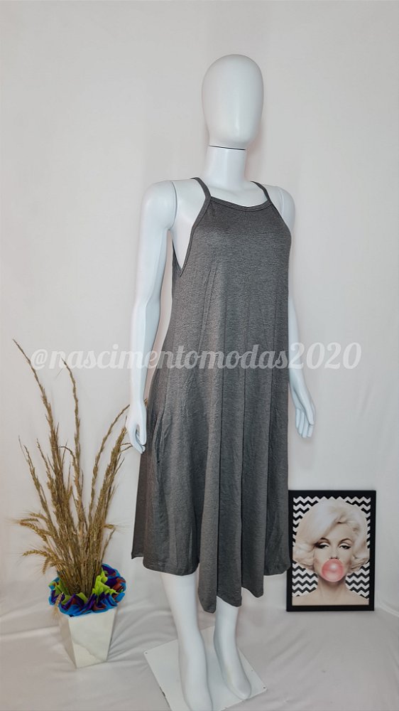 Vestido Midi Alcinha