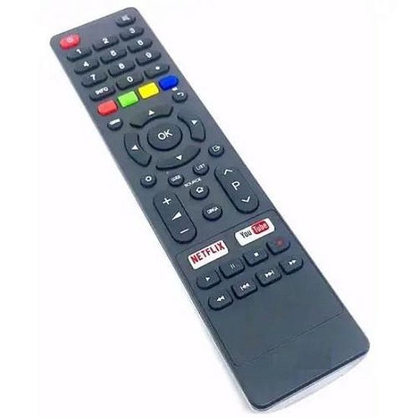 Controle Remoto Compatível Smart TV Philco Netflix Youtube