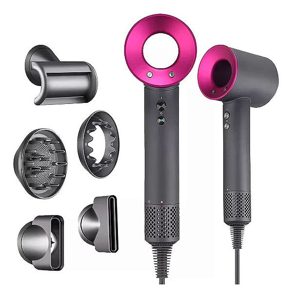 Secador De Cabelo 5 Em 1 Supersonic 110v A591 Negro - GiganteEletro.com - Más de 250 mil clientes!