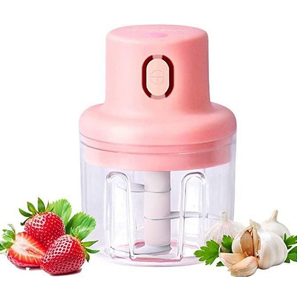 Mini Processador Triturador Sem Fio Elétrico 250ML