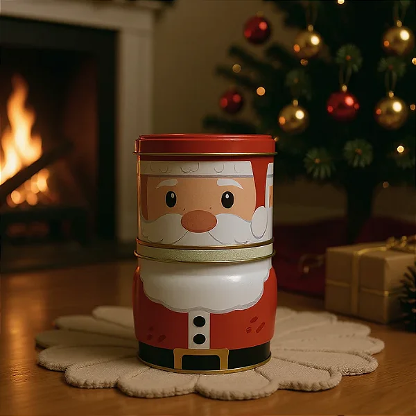 Lata Edição Especial Natal 20 Cápsulas Nespresso de Café Gourmet