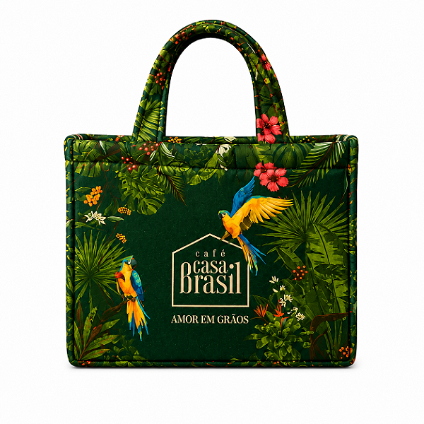 Bolsa Café Casa Brasil Dupla face