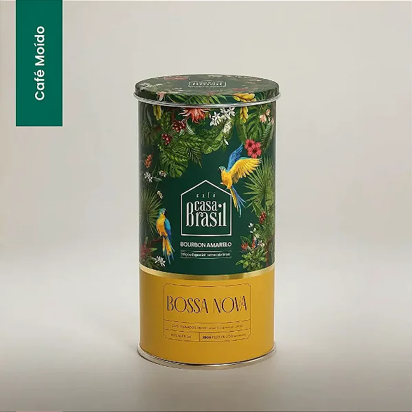 Café Casa Brasil Edição Especial Bossa Nova - Bourbon Amarelo 100% Arábica, torrado e moído 250g