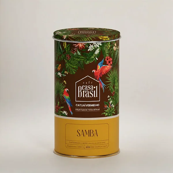 Café Casa Brasil Edição Especial Samba - Catuaí Vermelho 100% Arábica 250g