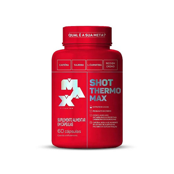 Shot Thermo Max 60 Cápsulas - Max Titanium