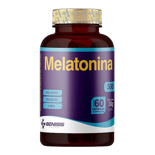 Melatonina 60 Cápsulas - Genisis Nutrition