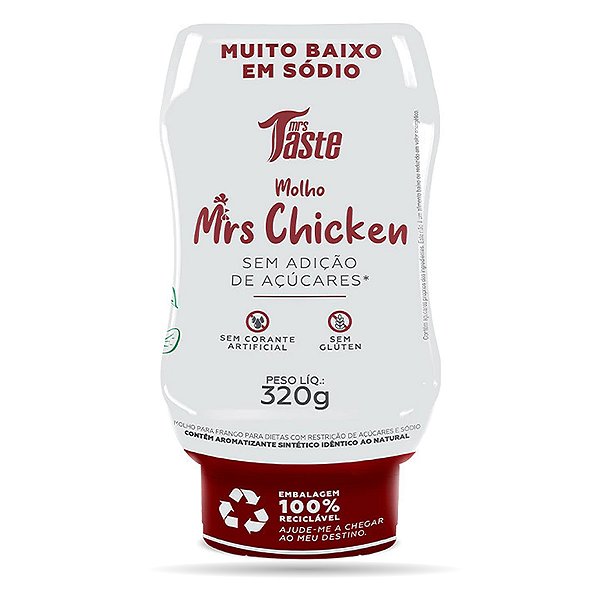 Molho Mrs Chicken 320g - Mrs Taste