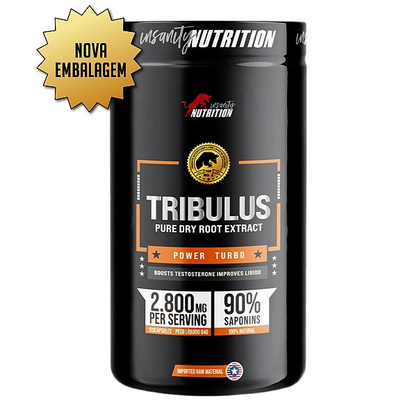 Tribulus Puro 120 Cápsulas - Insanity Nutrition