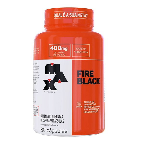Fire Black 60 Cápsulas - Max Titanium