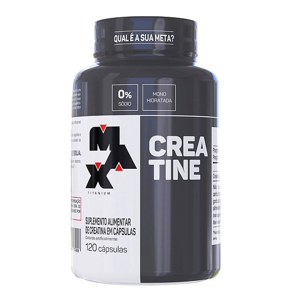 Creatina 120 Cápsulas - Max Titanium