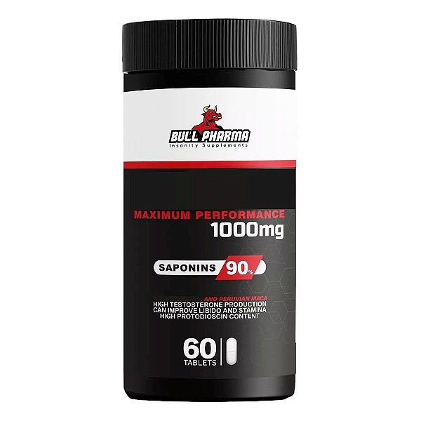Tribulus 1000mg 60 Cápsulas - Bull Pharma