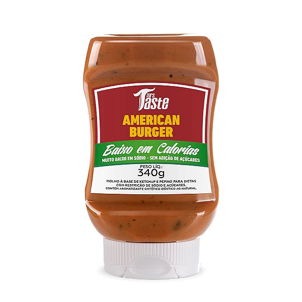 Molho Amercan Burguer 340g - Mrs Taste