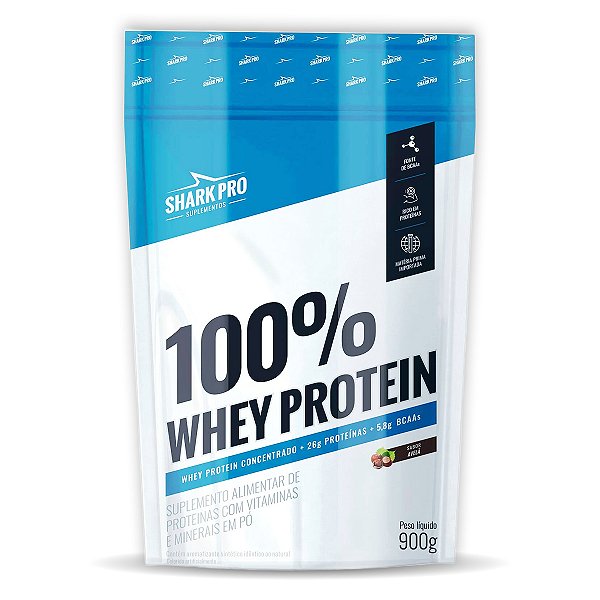 100% Whey Protein 900g Refil - Shark Pro