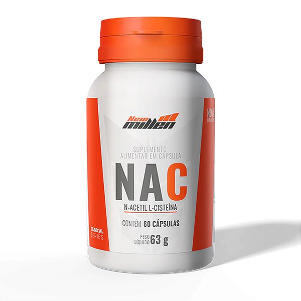 NAC N-Acetil L-Cisteína 600mg 60 Cápsulas - New Millen